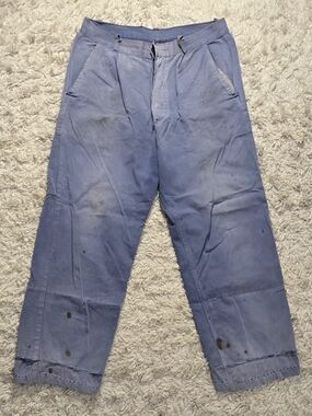 VTG 60s British Prisoner Cotton Work Pants 30x32